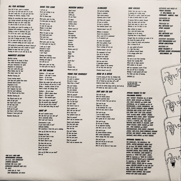 Dirty Rotten Imbeciles – 4 Of A Kind LP vinyl record, image 4 of 6