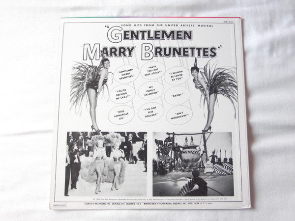Jane Russell, Jeanne Crain – Gentlemen Marry Brunettes LP vinyl record, image 2 of 5