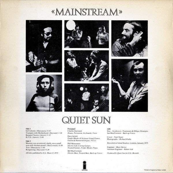 Quiet Sun – Mainstream LP vinyl record, image 2 of 9