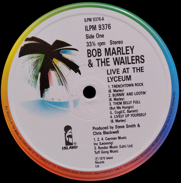 Bob Marley & The Wailers – Live! LP vinyl record, image 3 of 6