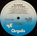 Blondie – The Best Of Blondie LP vinyl record, image 3 of 5
