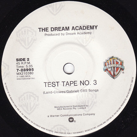 The Dream Academy – Life In A Northern Town 7" vinyl record, image 4 of 4