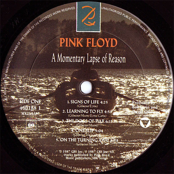 Pink Floyd – A Momentary Lapse Of Reason LP vinyl record, image 5 of 8