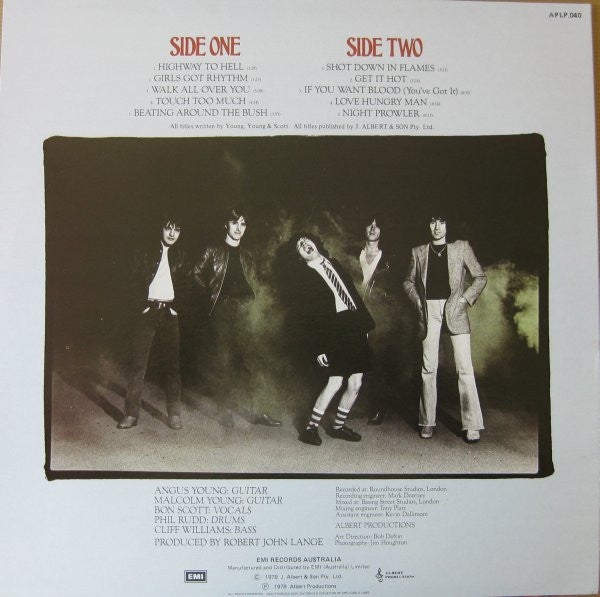 AC/DC – Highway To Hell LP vinyl record, image 2 of 4