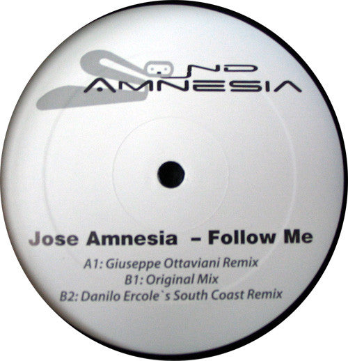 Jose Amnesia – Follow Me 12" vinyl record, image 1 of 2