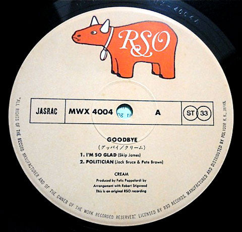 Cream – Goodbye LP vinyl record, image 5 of 5