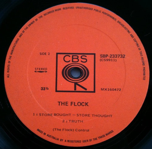 The Flock – The Flock LP vinyl record, image 4 of 4