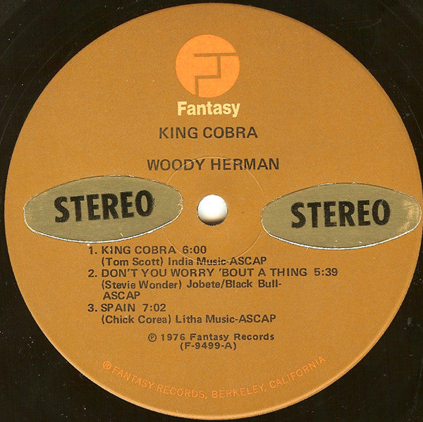 Woody Herman And The Thundering Herd – King Cobra LP vinyl record, image 3 of 5