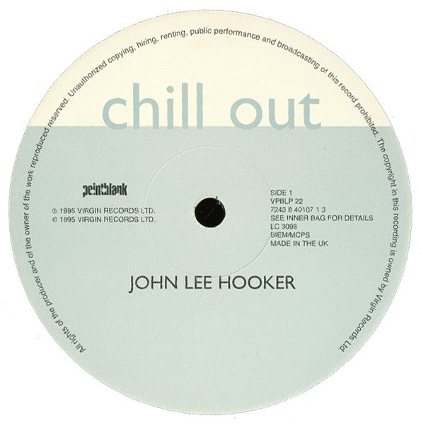 John Lee Hooker – Chill Out LP vinyl record, image 3 of 6