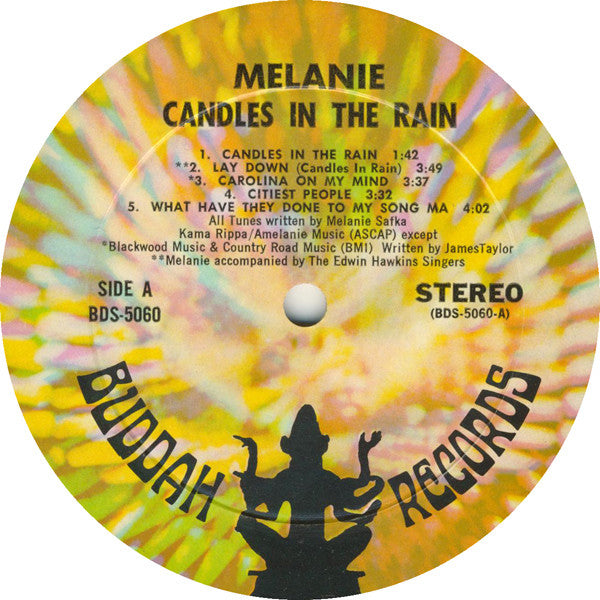 Melanie – Candles In The Rain LP vinyl record, image 5 of 6