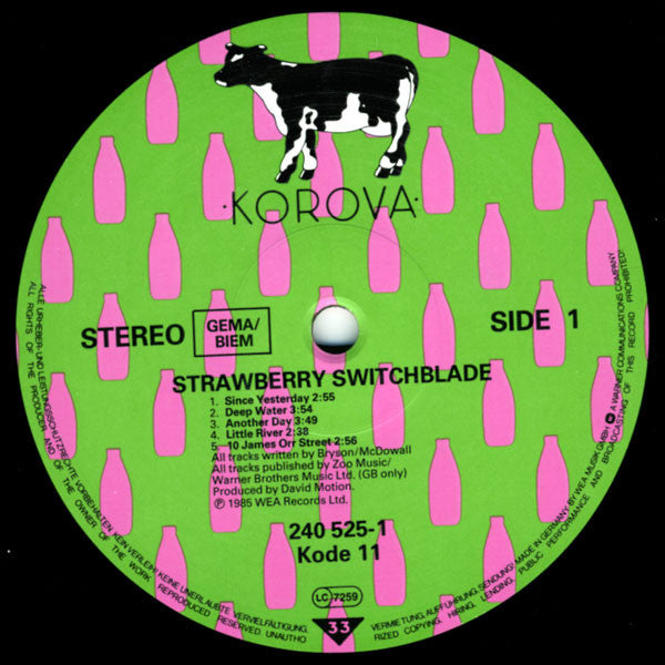 Strawberry Switchblade – Strawberry Switchblade LP vinyl record, image 3 of 6