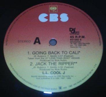 LL Cool J, Public Enemy – Going Back To Cali / Jack The Ripper / Bring The Noise / Sophisticated 12" vinyl record, image 3 of 4
