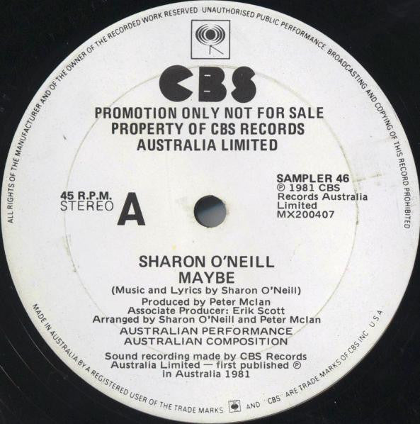 Sharon O'Neill – Maybe 12" vinyl record, image 2 of 2