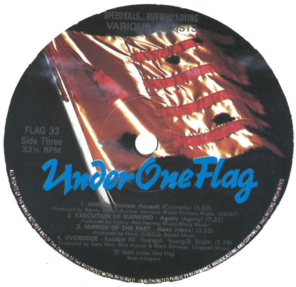 Various – Speed Kills...But Who's Dying? Volume 4 Of The Ultimate In Thrash (2xLP) LP vinyl record, image 7 of 10