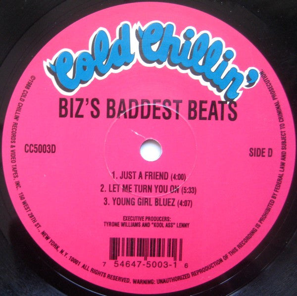 Biz Markie – Biz's Baddest Beats (2xLP) LP vinyl record, image 3 of 3