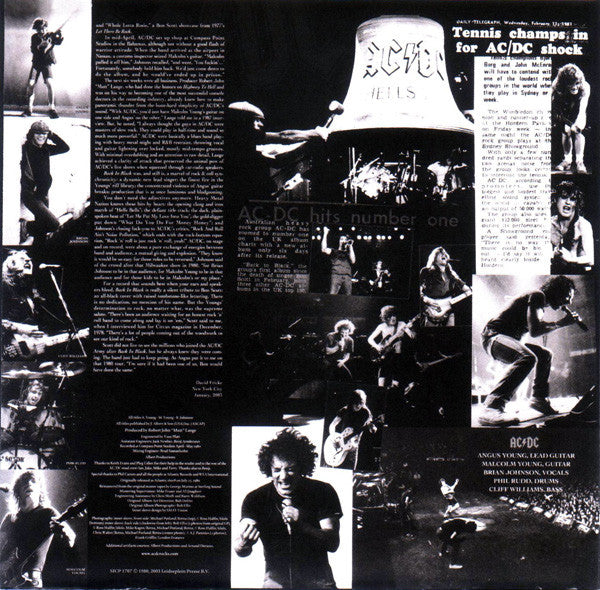 AC/DC – Back In Black LP vinyl record, image 6 of 8