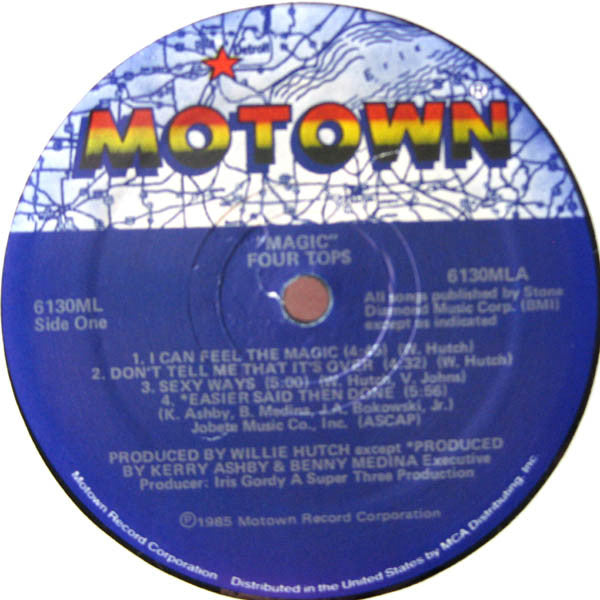 Four Tops – Magic LP vinyl record, image 3 of 4