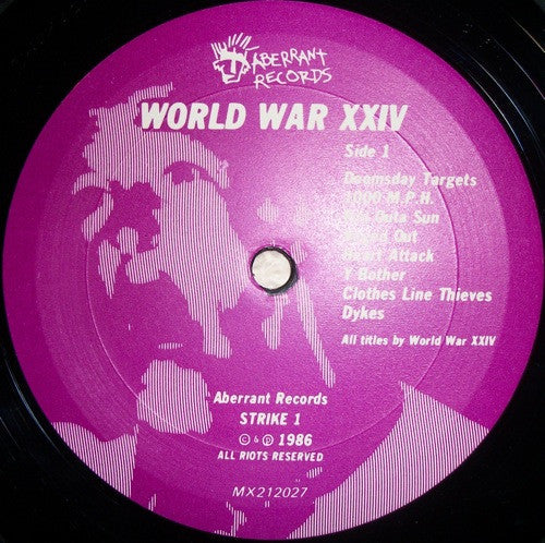 World War XXIV – World War XXIV LP vinyl record, image 3 of 6