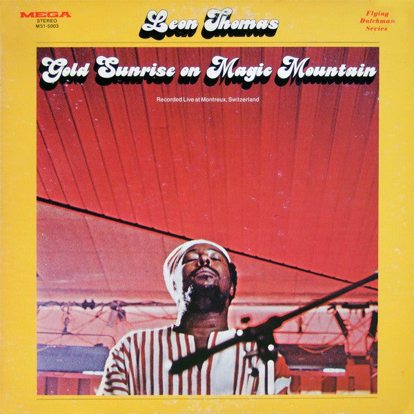 Leon Thomas – Gold Sunrise On Magic Mountain LP vinyl record, image 1 of 6