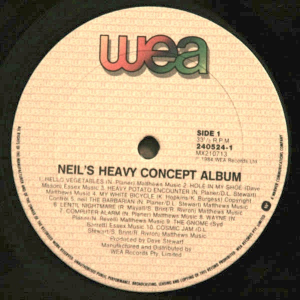 Neil – Neil's Heavy Concept Album LP vinyl record, image 3 of 4