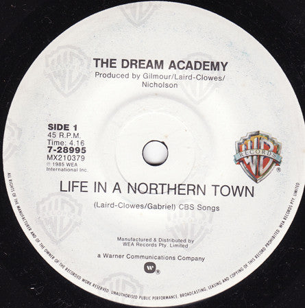 The Dream Academy – Life In A Northern Town 7" vinyl record, image 3 of 4