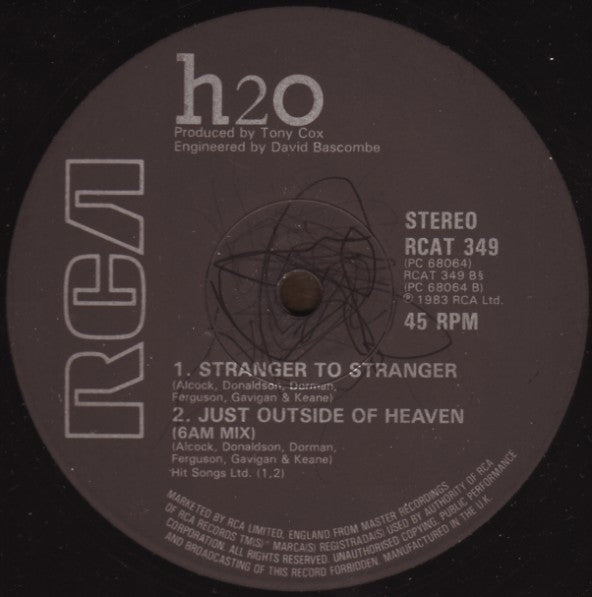 H2O – Just Outside Of Heaven 12" vinyl record, image 4 of 4