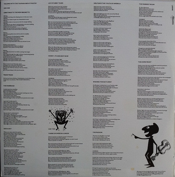 Billy Bragg – Talking With The Taxman About Poetry LP vinyl record, image 4 of 6
