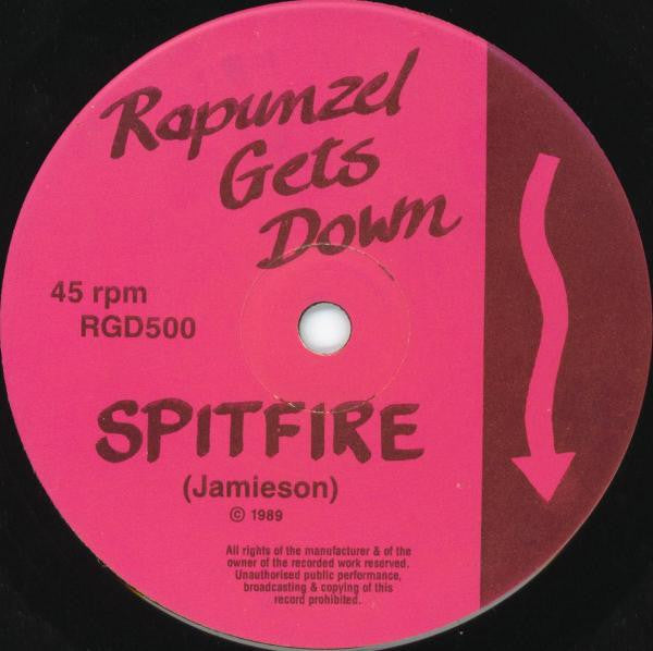 Rapunzel Gets Down – Spitfire / Tumba Rumba 7" vinyl record, image 3 of 4