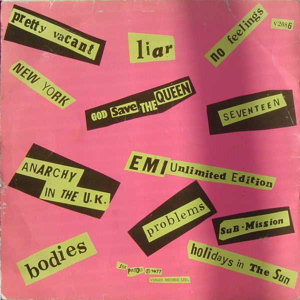 Sex Pistols – Never Mind The Bollocks Here's The Sex Pistols LP vinyl record, image 2 of 4