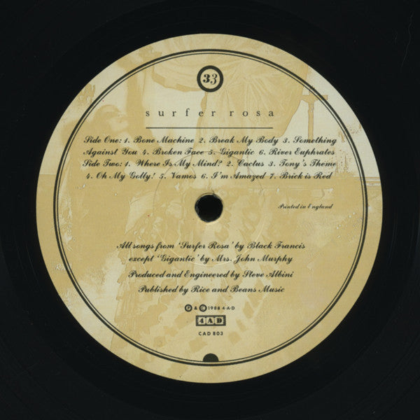 Pixies – Surfer Rosa LP vinyl record, image 4 of 6