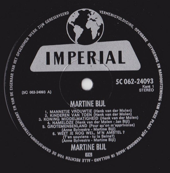 Martine Bijl – Martine Bijl LP vinyl record, image 7 of 9