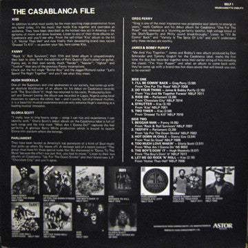 Various – The Casablanca File LP vinyl record, image 2 of 4