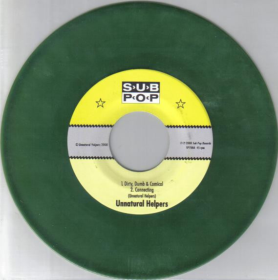 Unnatural Helpers – Dirty, Dumb & Comical 7" vinyl record, image 3 of 5