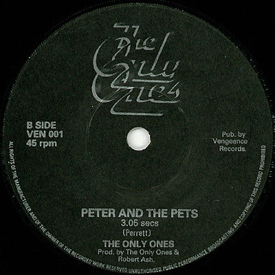 The Only Ones – Lovers Of Today 7" vinyl record, image 4 of 4