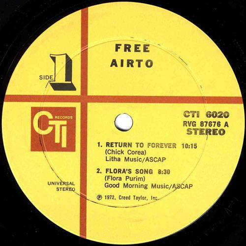 Airto Moreira – Free LP vinyl record, image 5 of 6