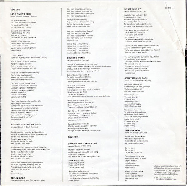 The Ozark Mountain Daredevils – The Lost Cabin Sessions LP vinyl record, image 6 of 6