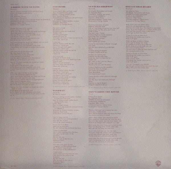 America – History · America's Greatest Hits LP vinyl record, image 3 of 6