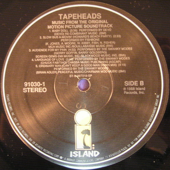 Various – Tapeheads Presents Swanky Modes: Original Motion Picture Soundtrack LP vinyl record, image 3 of 3