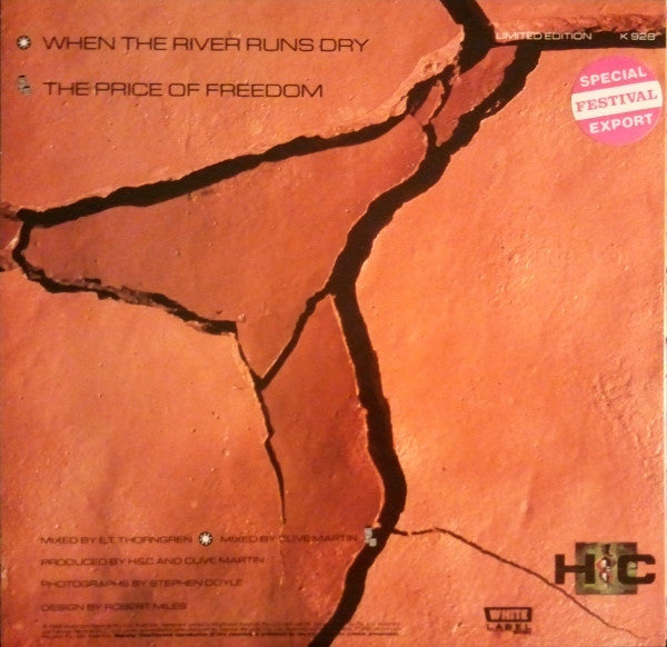 Hunters & Collectors – When The River Runs Dry 7" vinyl record, image 2 of 4