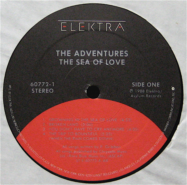 The Adventures – The Sea Of Love LP vinyl record, image 6 of 7