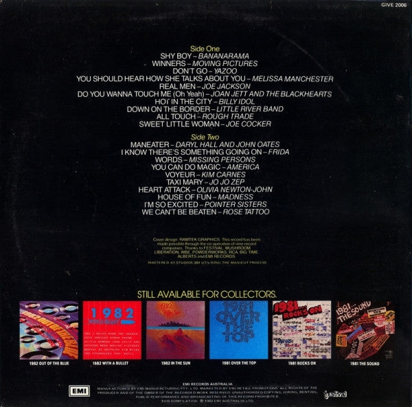 Various – 1982 Up In Lights LP vinyl record, image 2 of 6