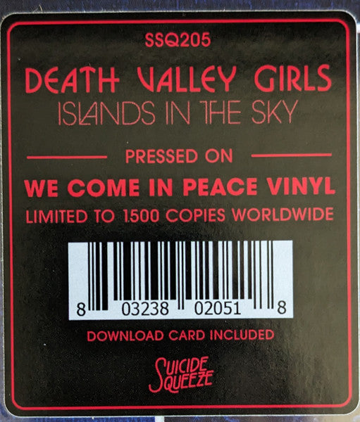 Death Valley Girls – Islands In The Sky LP vinyl record, image 4 of 4