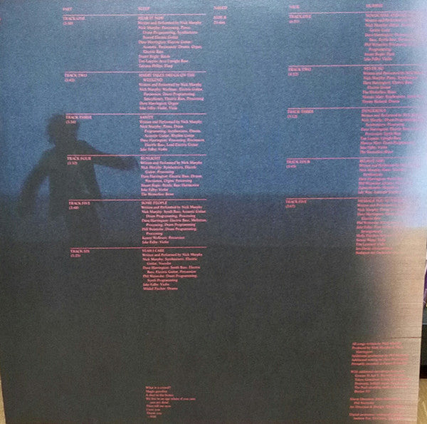 Nick Murphy – Run Fast Sleep Naked LP vinyl record, image 7 of 10