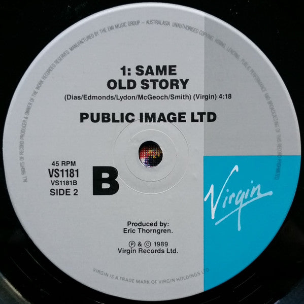 Public Image Limited – Disappointed 7" vinyl record, image 4 of 4