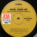 Procol Harum, Edmonton Symphony Orchestra – Live LP vinyl record, image 3 of 3