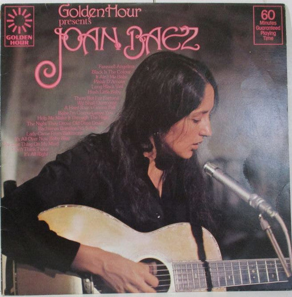 Joan Baez – Golden Hour Presents Joan Baez LP vinyl record, image 1 of 4