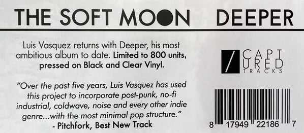 The Soft Moon – Deeper LP vinyl record, image 3 of 8
