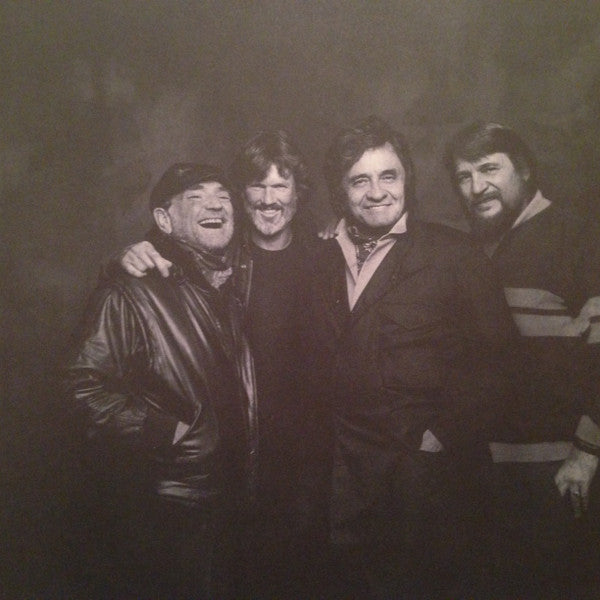 Waylon Jennings, Willie Nelson, Johnny Cash, Kris Kristofferson – Highwayman LP vinyl record, image 6 of 6