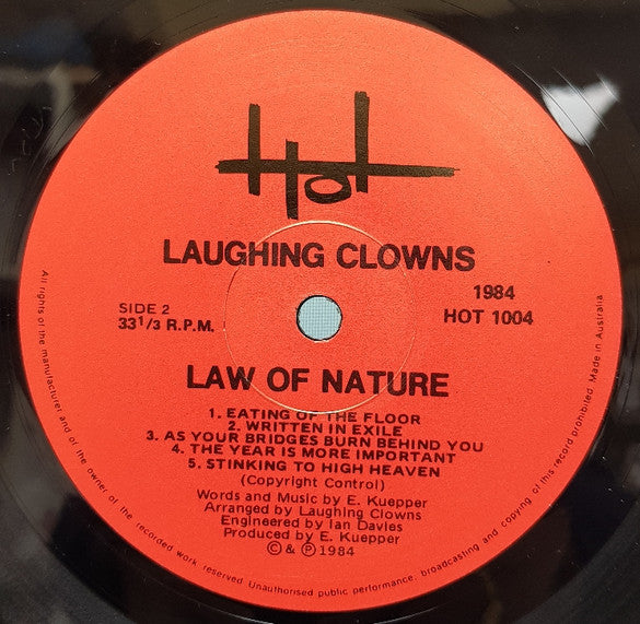 Laughing Clowns – Law Of Nature LP vinyl record, image 4 of 6
