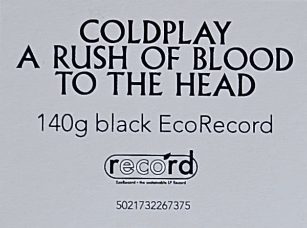 Coldplay – A Rush Of Blood To The Head LP vinyl record, image 10 of 10